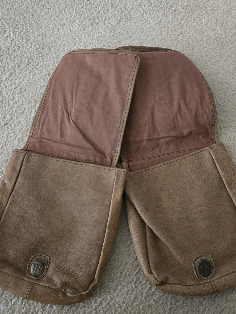 YAK PAK Leather Saddle Bag Vintage